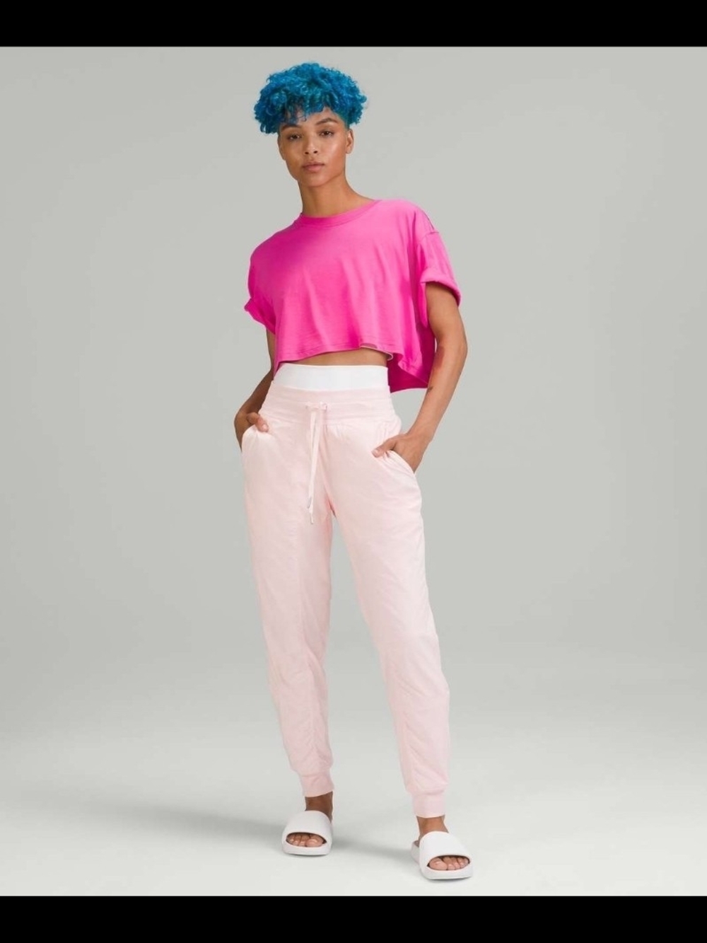 Lululemon Dance Studio Mid-Rise Lined Jogger Milkshake Size 6